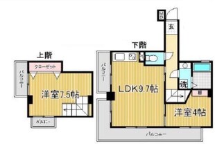 プリオーレ神戸IIの物件間取画像